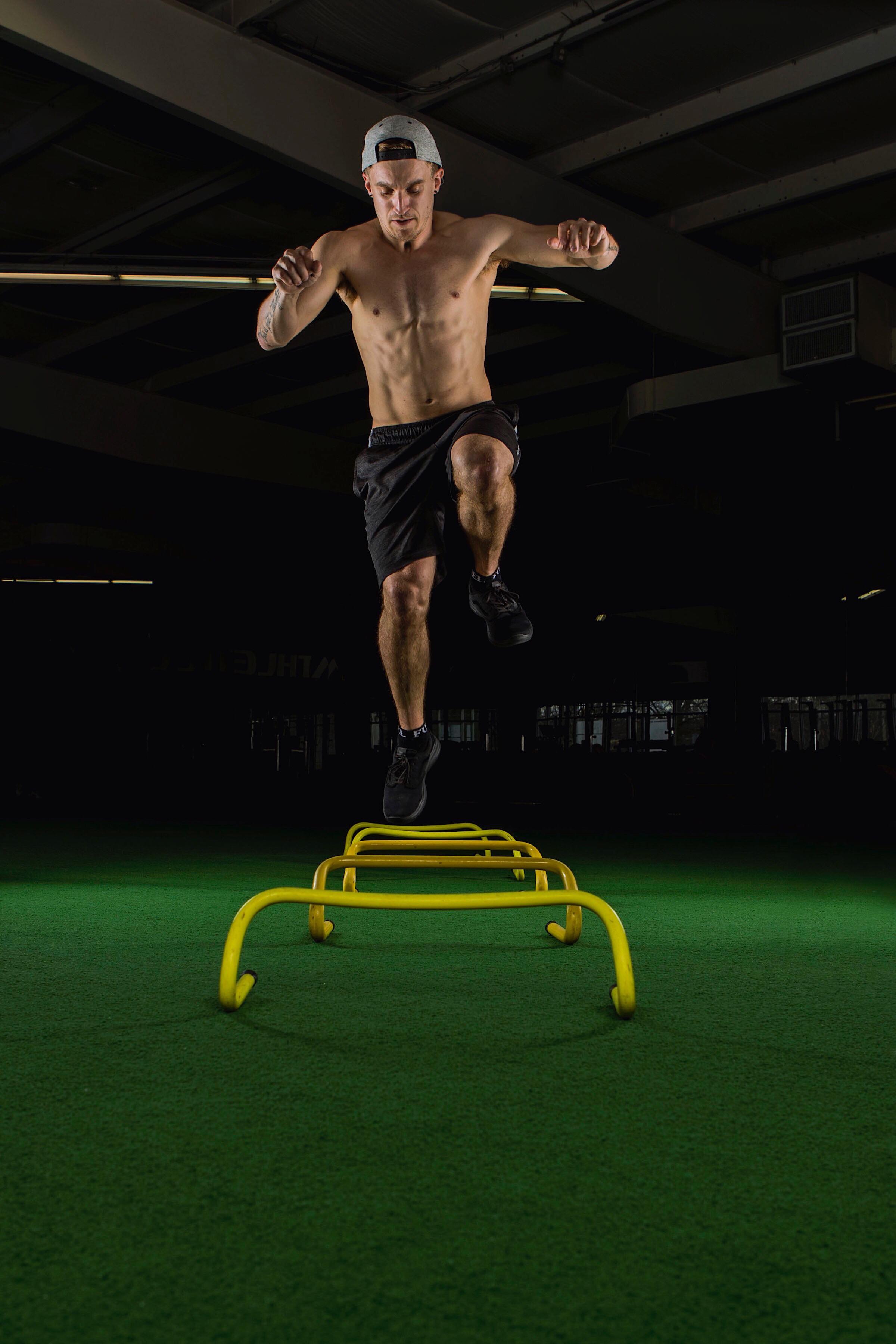 Single Leg Hurdle Jumps